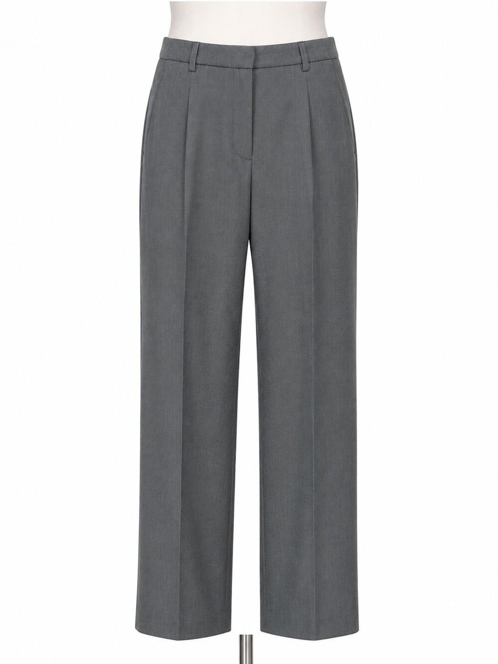 Evan Picone Pants Womens Sz 4 Gray Stretch